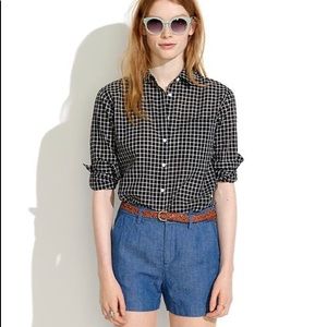 Madewell Tailored Chambray Shorts